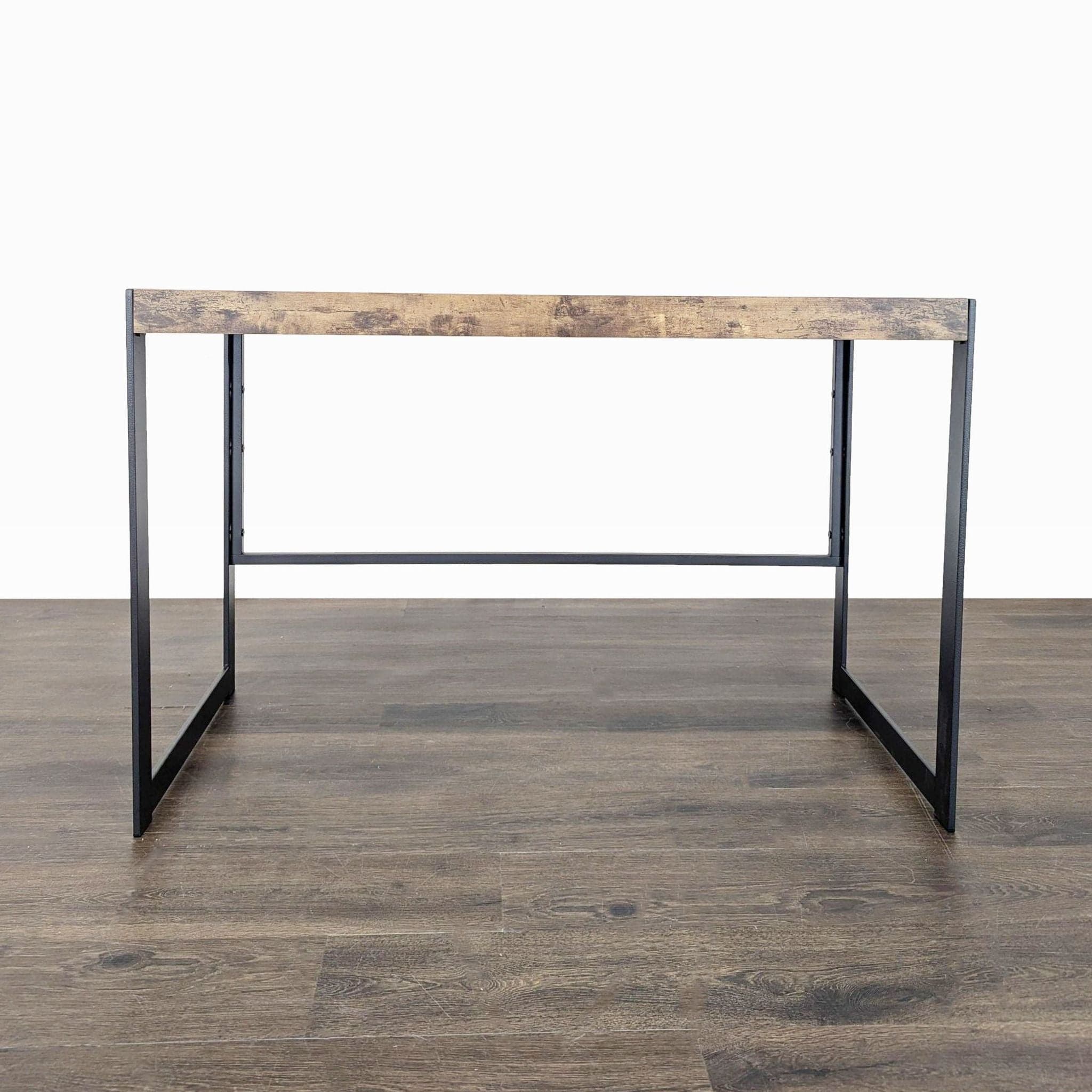 Coaster Estrella Modern Industrial Writing Desk with Rustic Wood Top and Metal Frame - Image 1