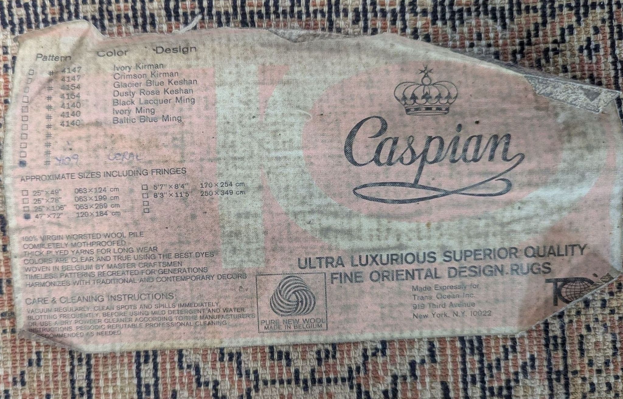 Caspian 4x6 Traditional Pattern Rug with Floral Border, Warm Rust and Black Tones - Thumbnail 5