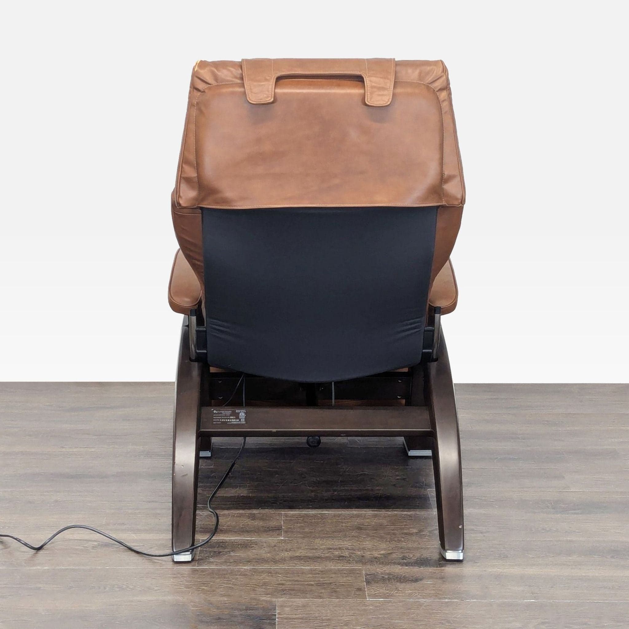 Human Touch PC-510 Brown Leather Electric Zero Gravity Recliner Lounge Chair - Thumbnail 5