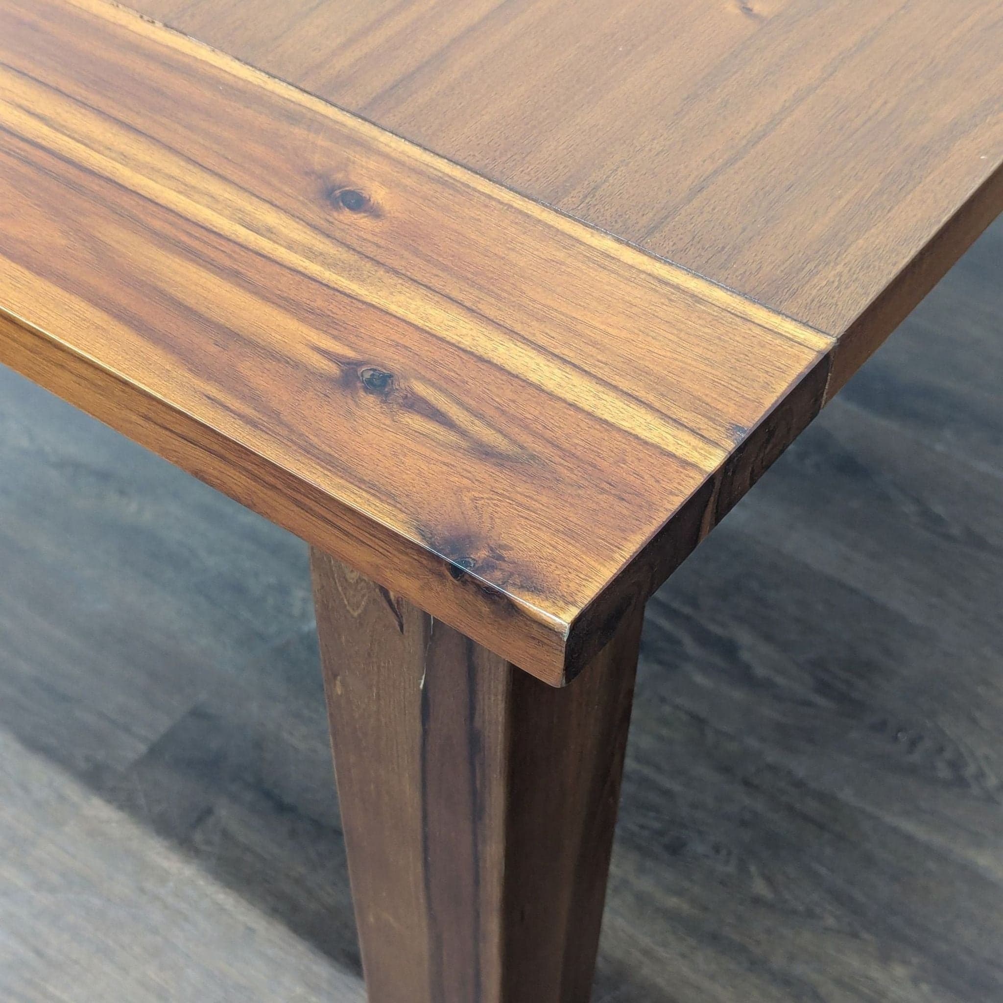 Terrace Living Company 6-Piece Wooden Dining Set with Bench and Cushioned Seats - Thumbnail 8