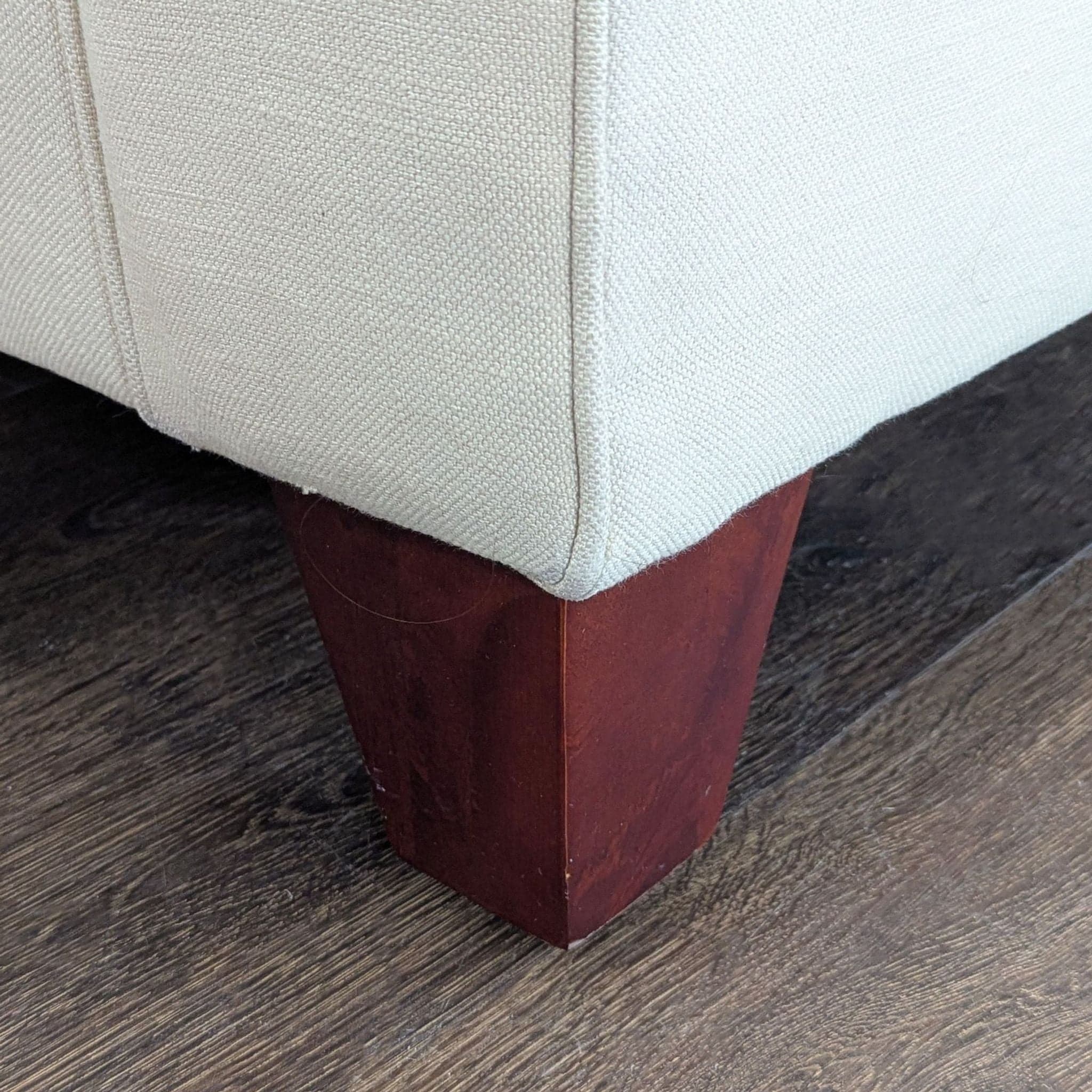 Pottery Barn Buchanan 3-Seat Beige Sofa with Rolled Arms - Thumbnail 7