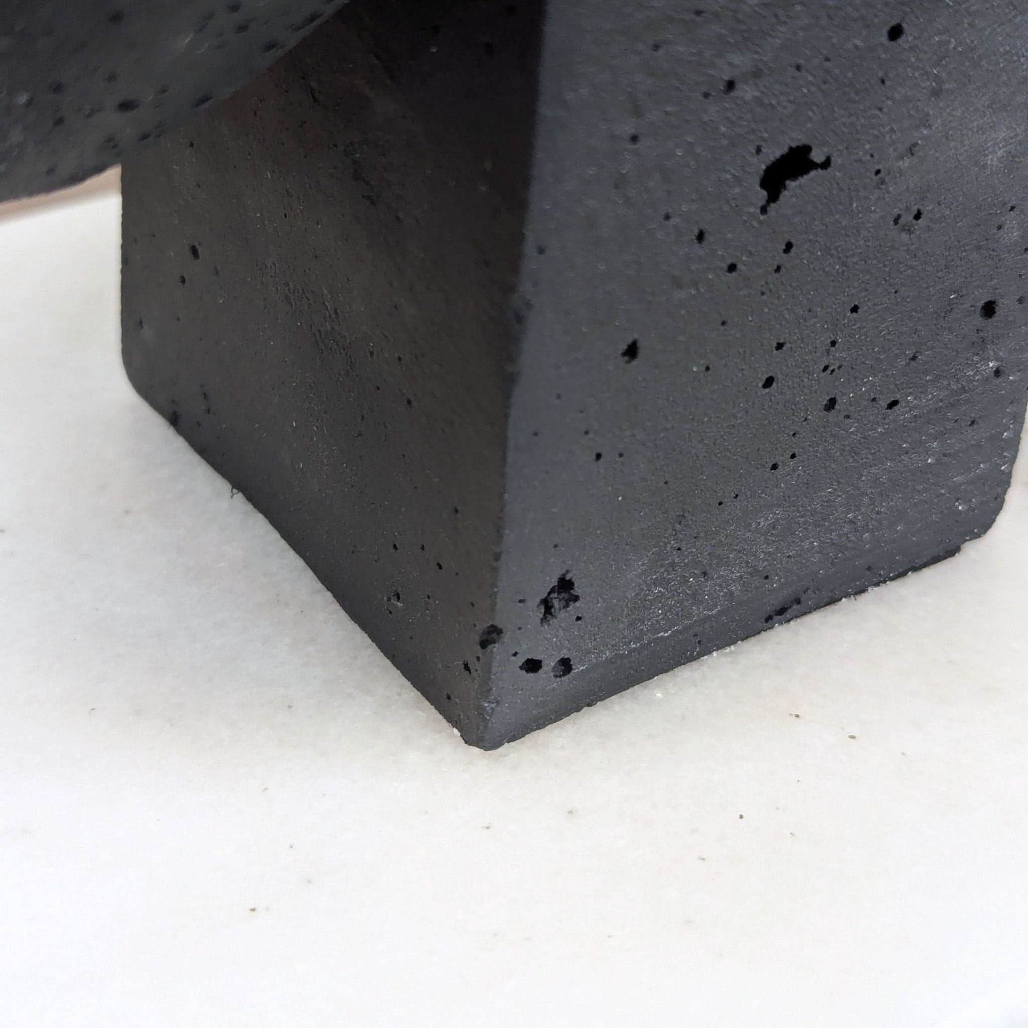 Arteriors Home Modern Abstract Face Sculpture on Marble Base - Thumbnail 3