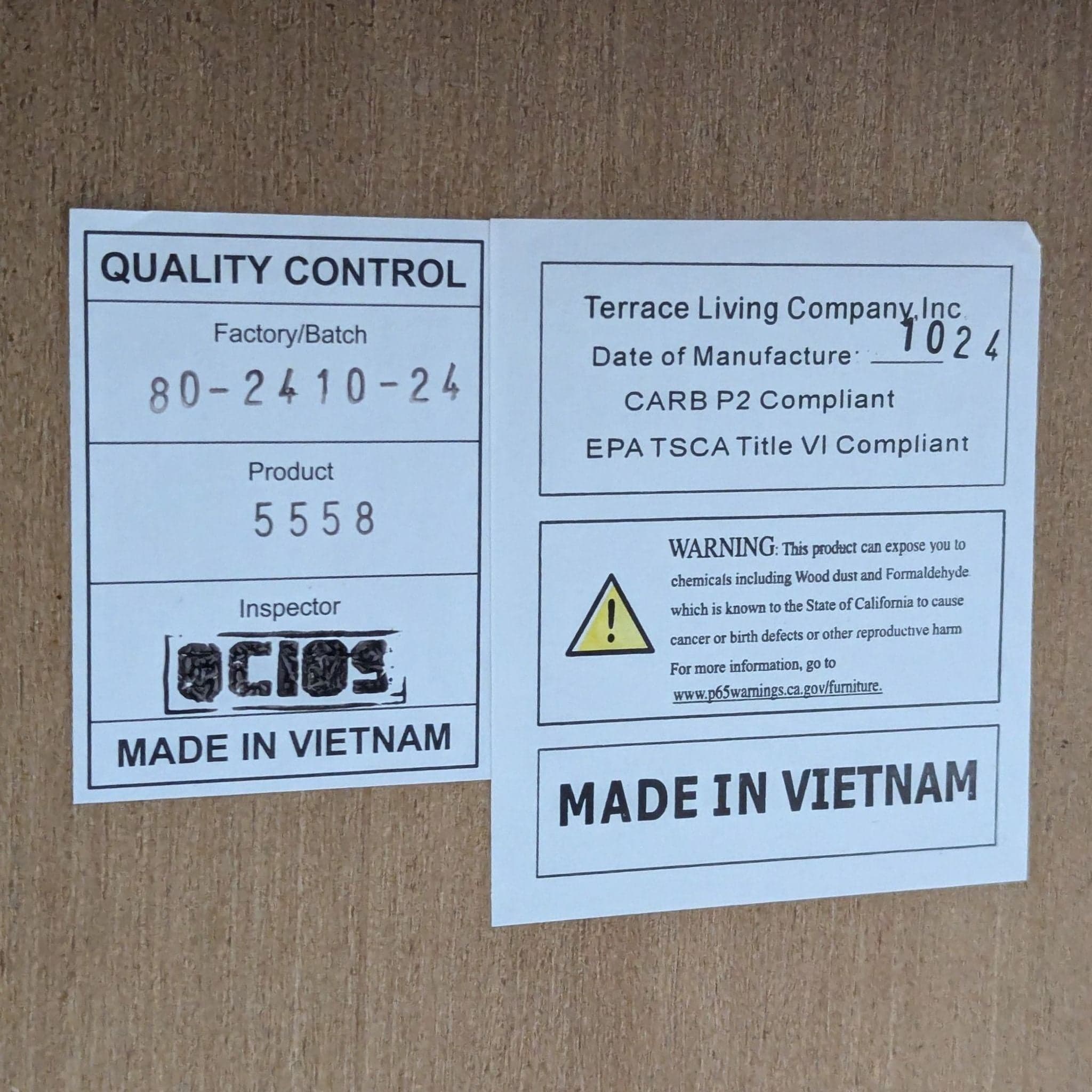 Terrace Living Company 6-Piece Wooden Dining Set with Bench and Cushioned Seats - Thumbnail 9