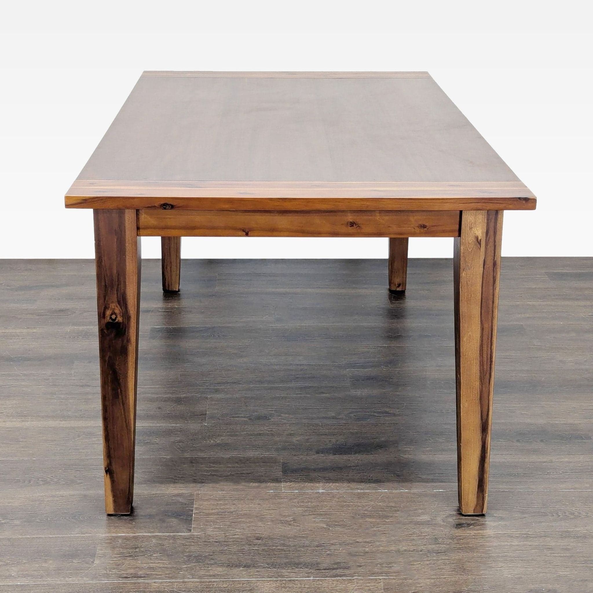 Terrace Living Company 6-Piece Wooden Dining Set with Bench and Cushioned Seats - Thumbnail 4