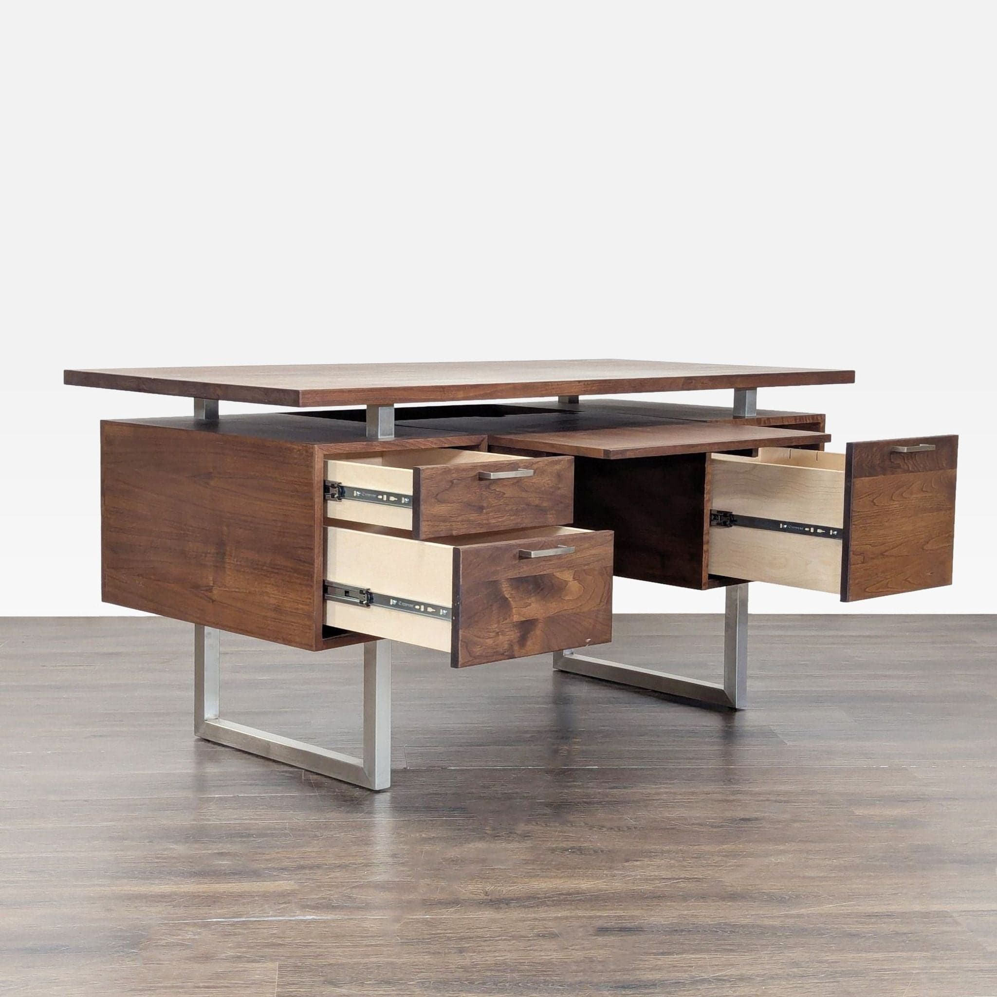 Crate and Barrel Clybourn Modern Executive Desk - Thumbnail 6