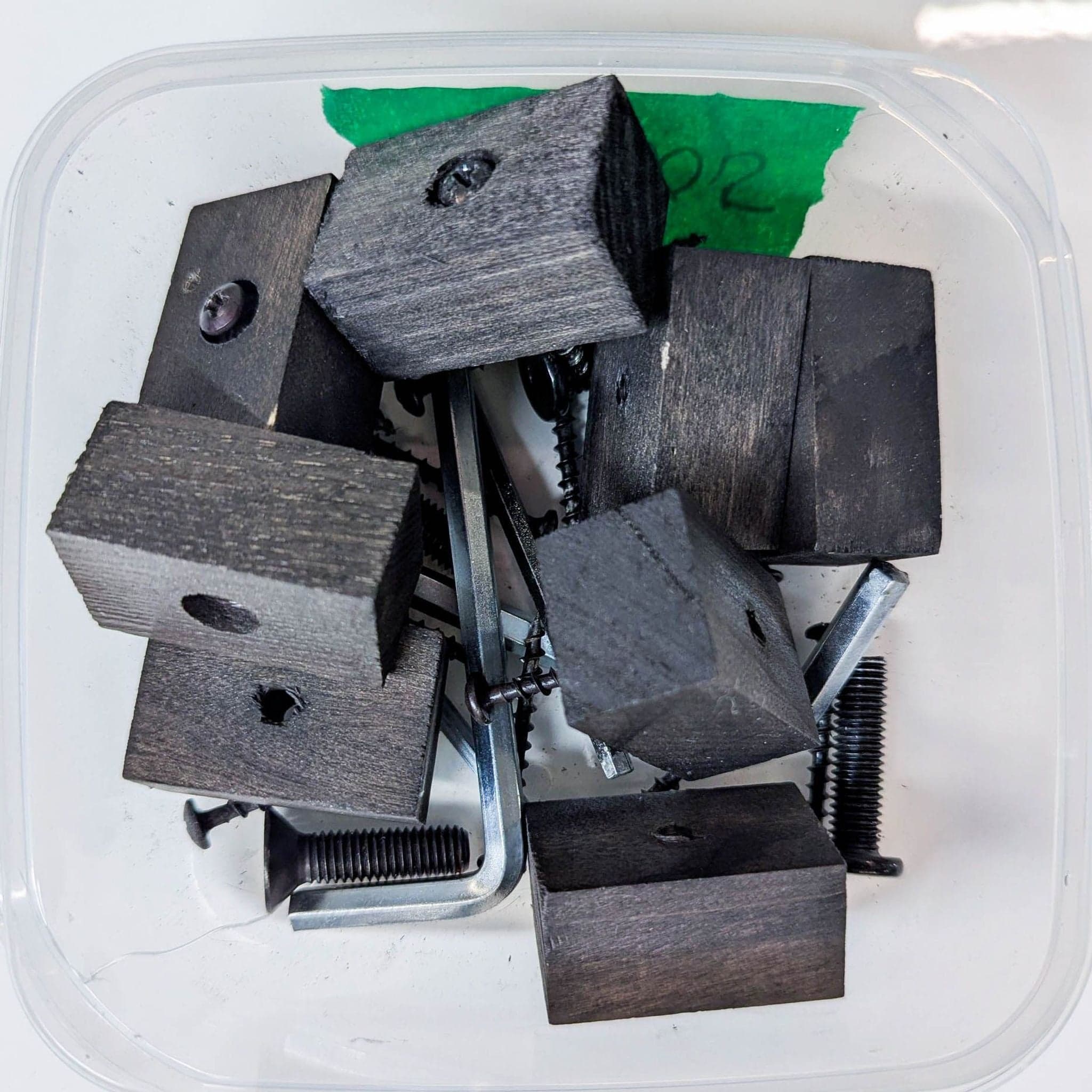 West Elm Modern Upholstered Bed Frame with Tufted Headboard - Queen Size - Thumbnail 12