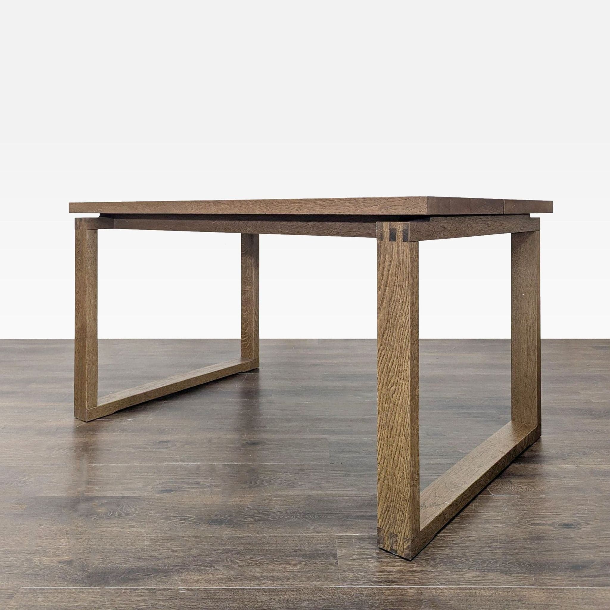 Wood Sled Base Dining Table - Thumbnail 3