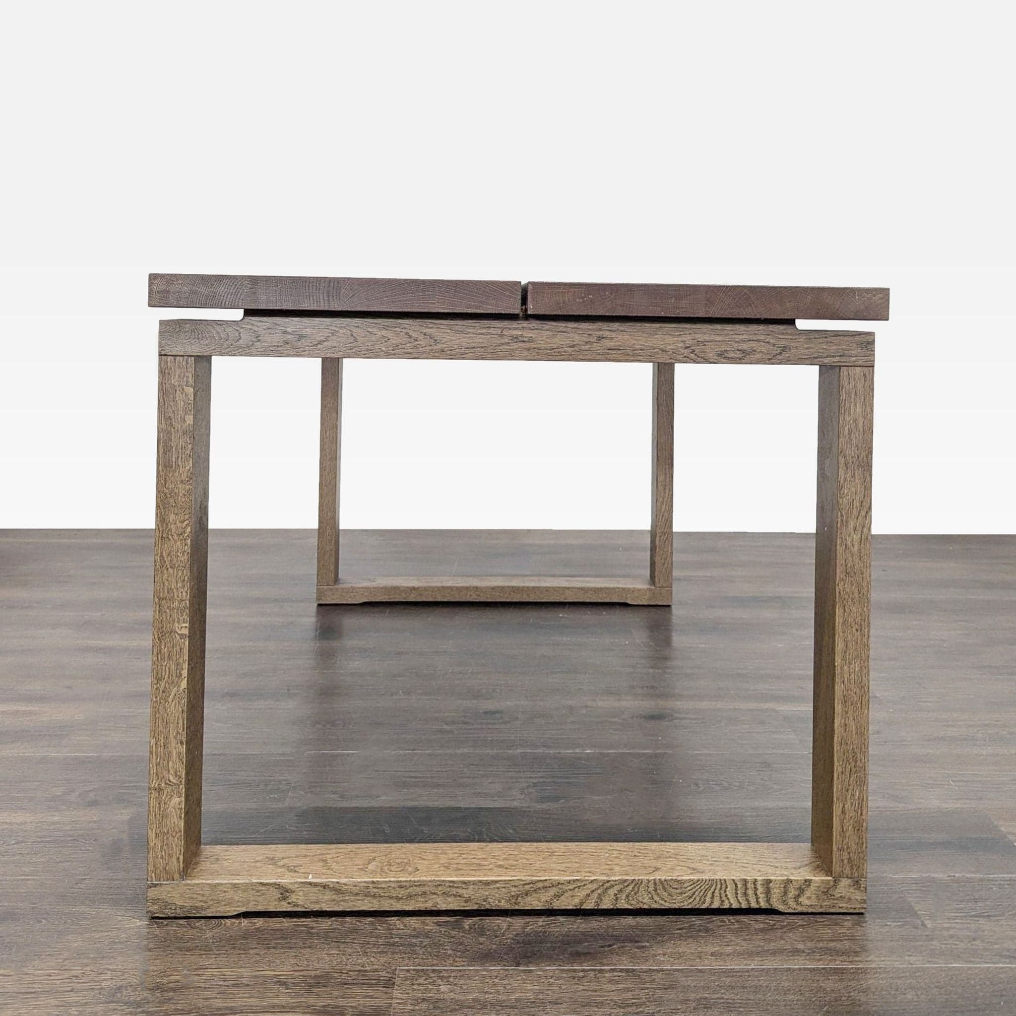 Wood Sled Base Dining Table - Thumbnail 6