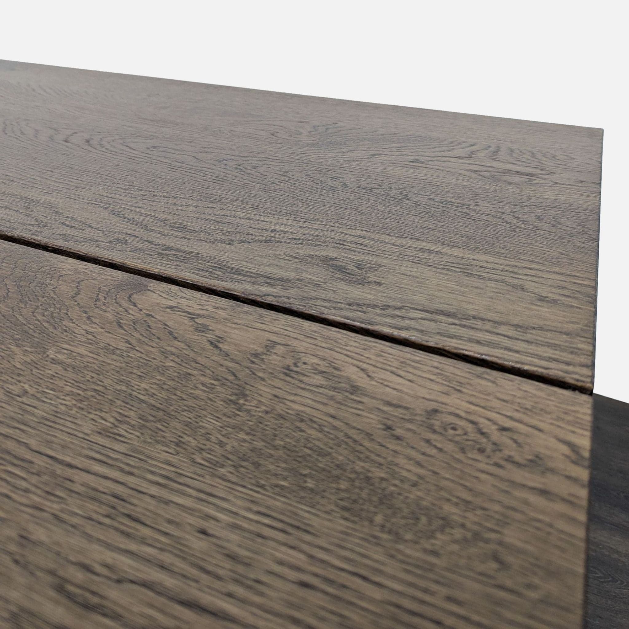 Wood Sled Base Dining Table - Thumbnail 5