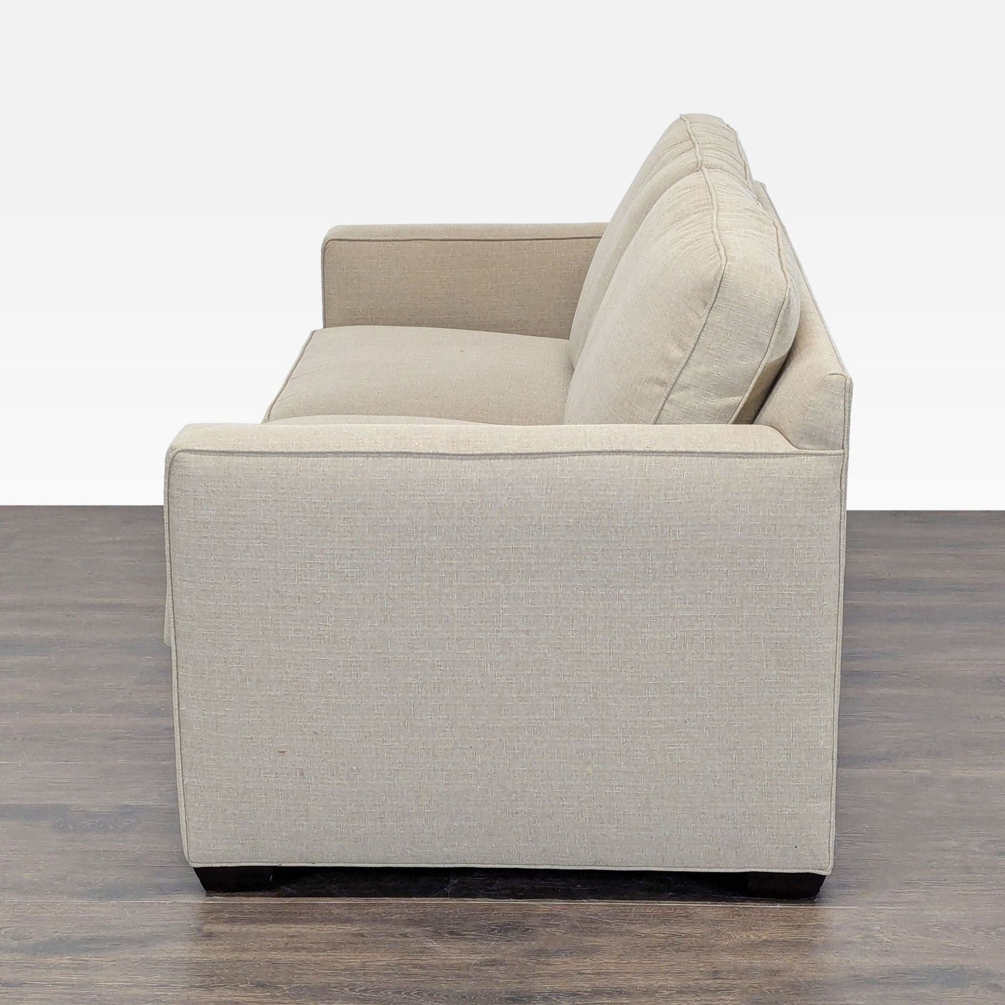 Crate & Barrel Beige Sleeper Sofa – Modern, Comfortable, and Versatile - Thumbnail 4