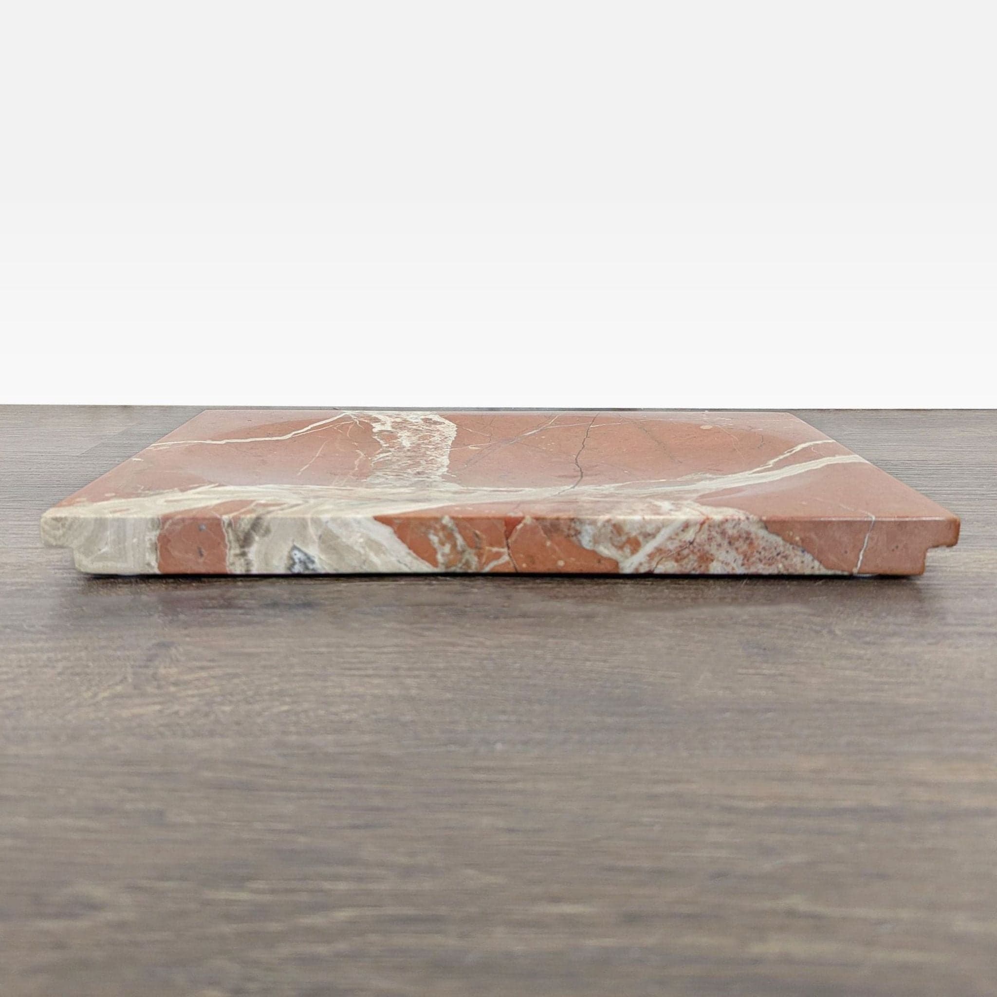 Crate & Barrel Althena Calderone Rectangular Marble Serving Board - Image 1