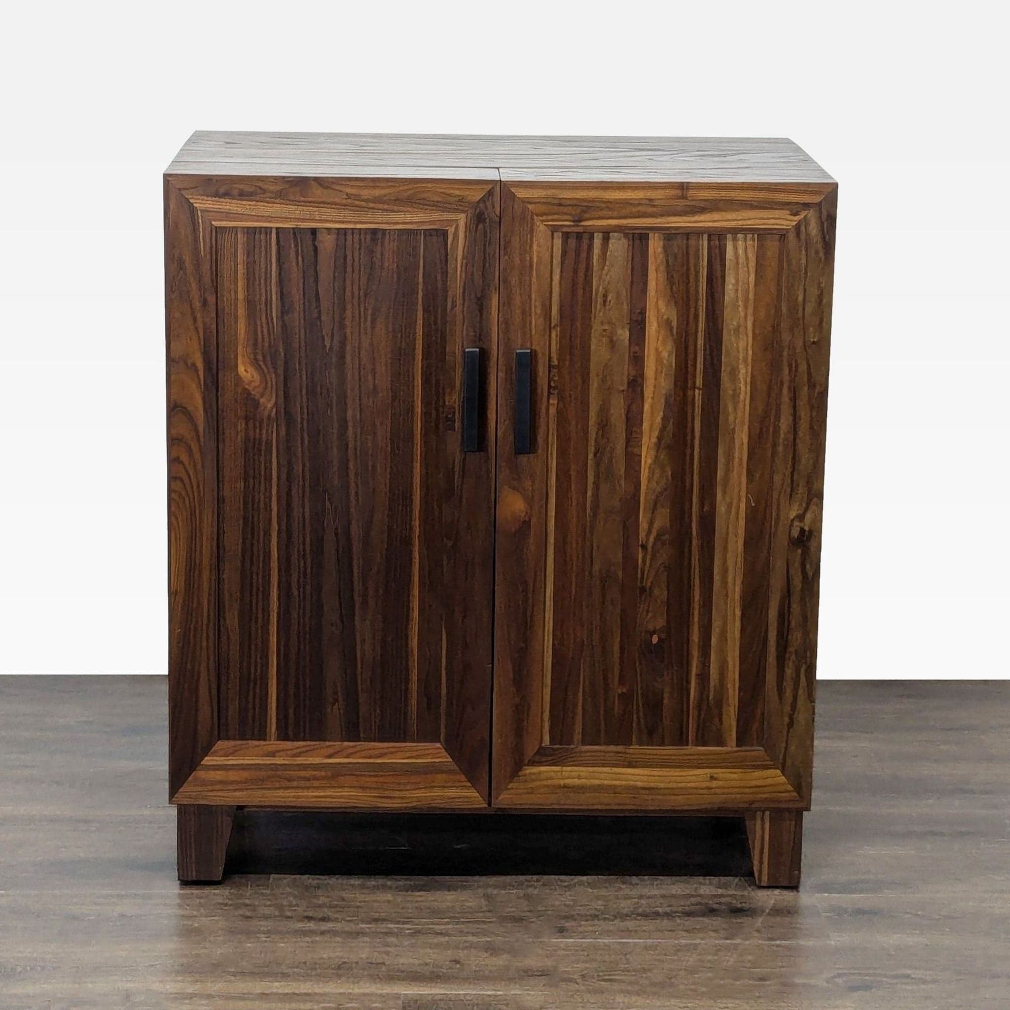 Crate & Barrel Marin Shiitake Bar Cabinet - Image 1