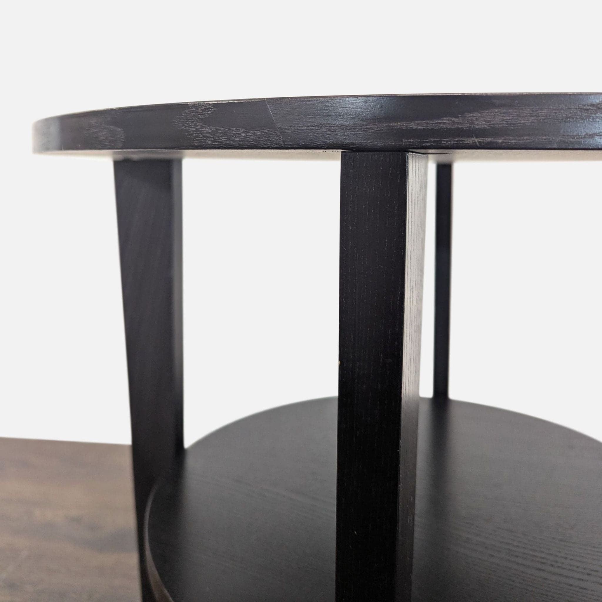 Wood End Table with Shelf - Thumbnail 4