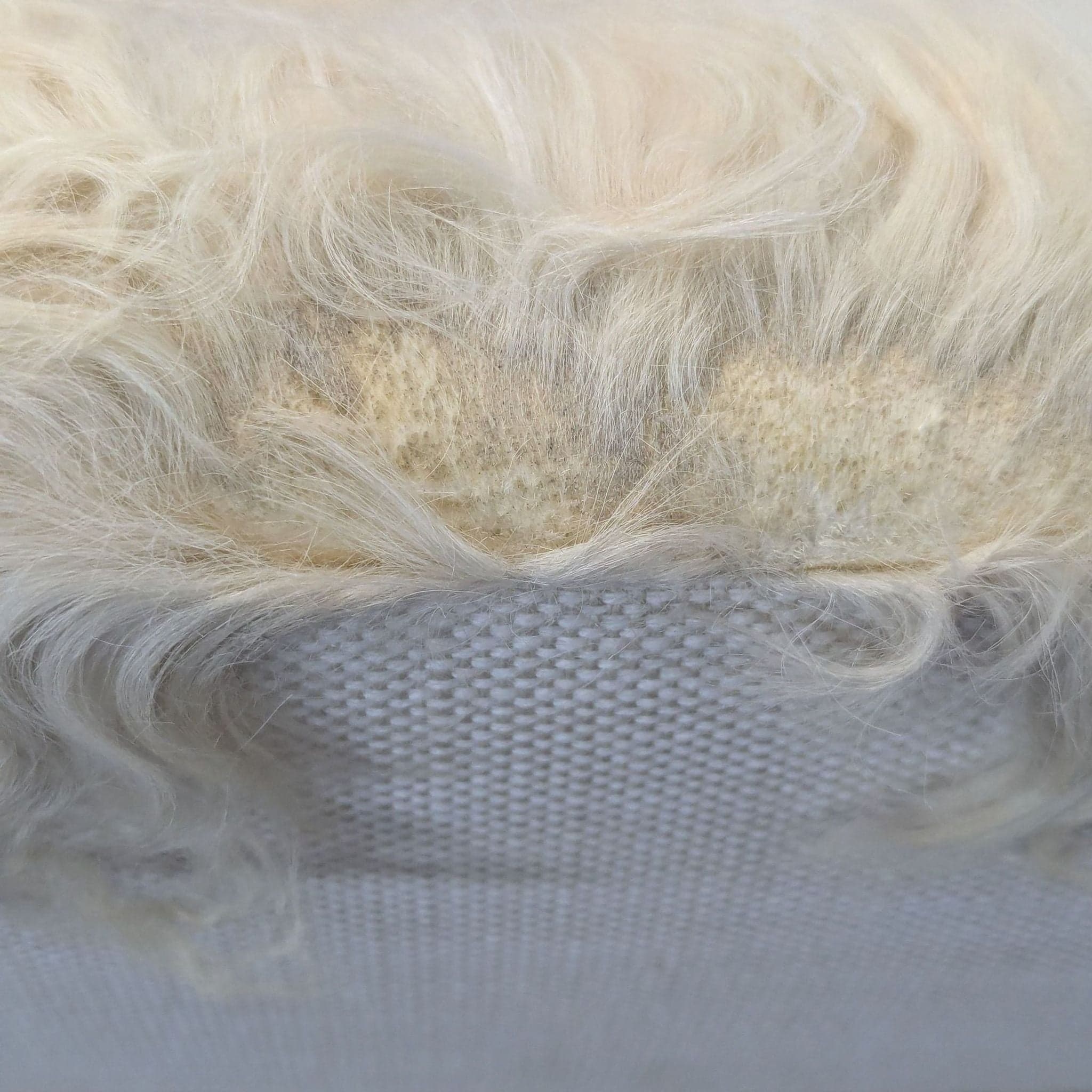 Faux Fur Bench with Back - Thumbnail 7
