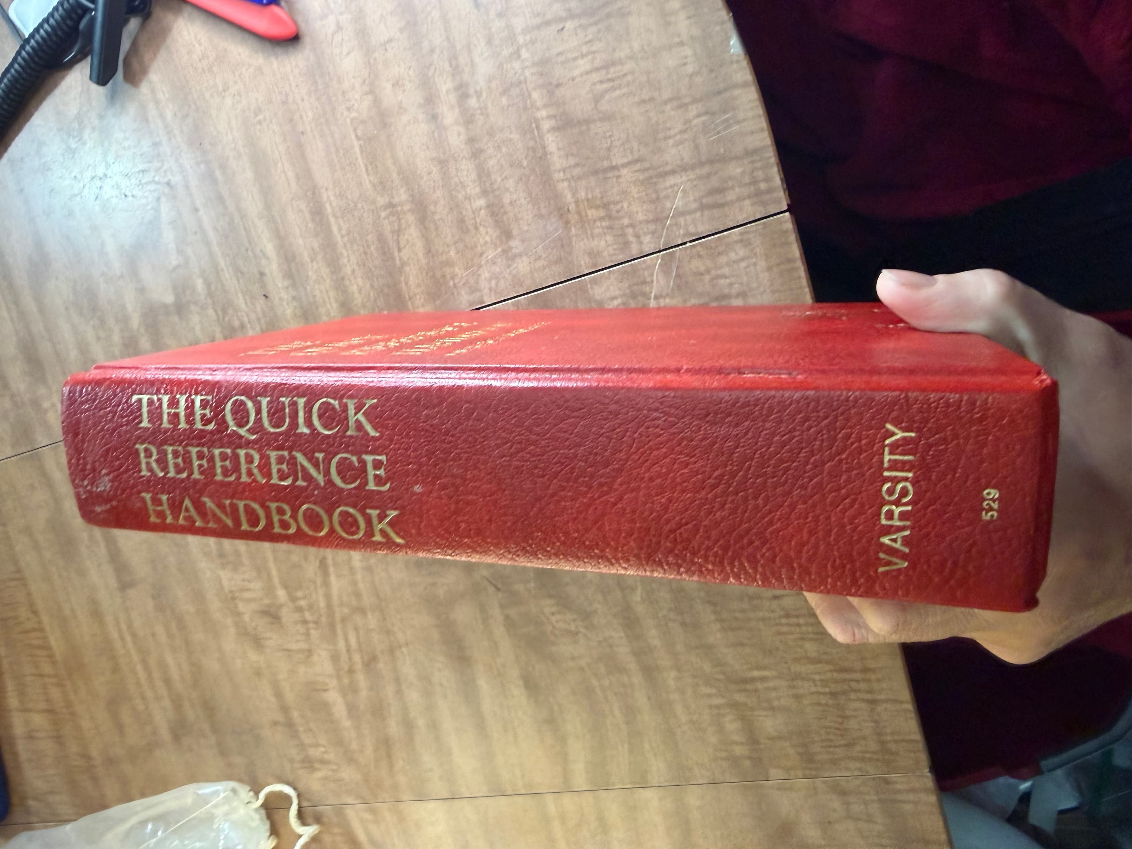 Varsity 1980 Vintage Quick Reference Handbook of Basic Knowledge - Thumbnail 2