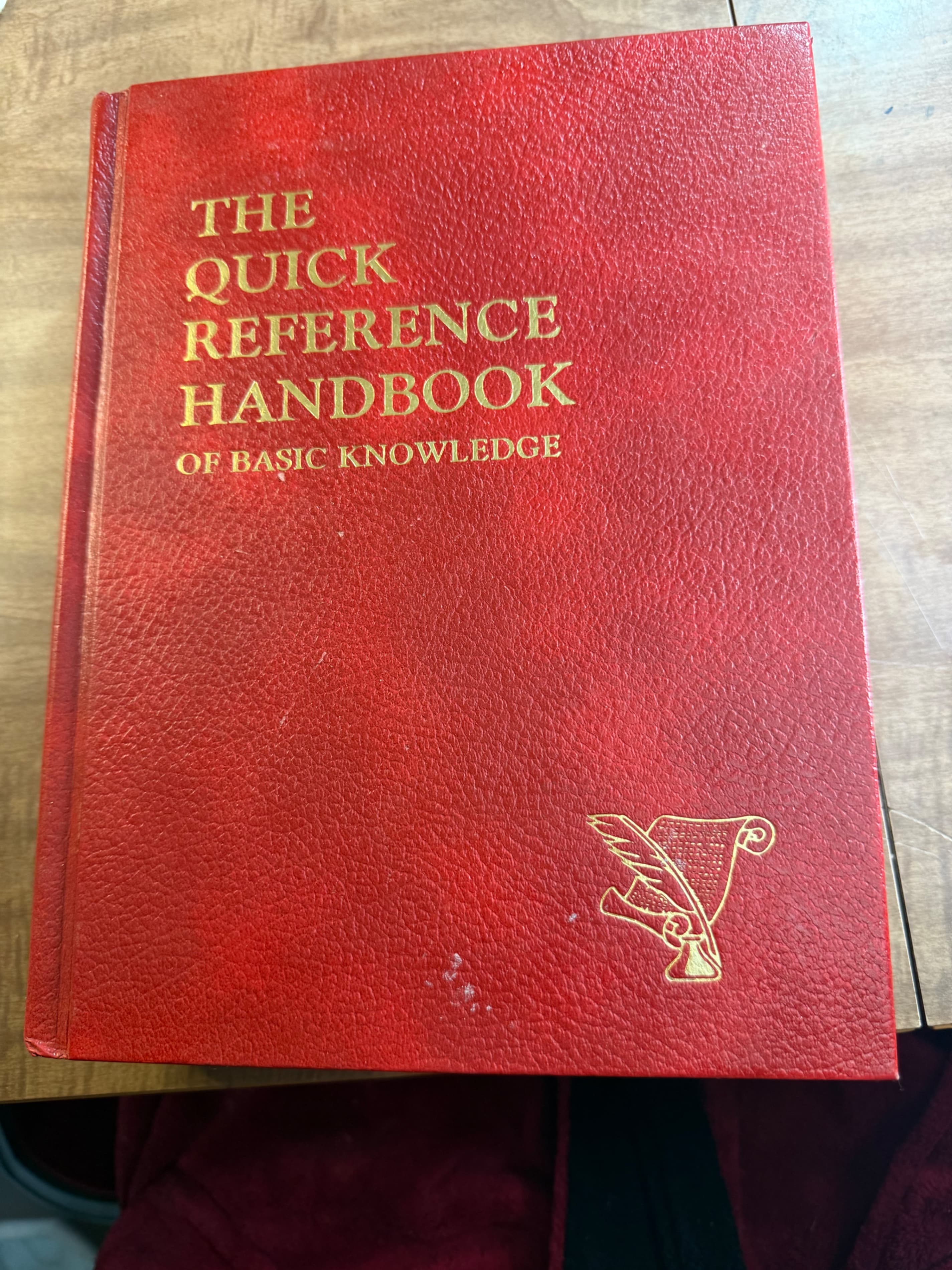 Varsity 1980 Vintage Quick Reference Handbook of Basic Knowledge - Image 1