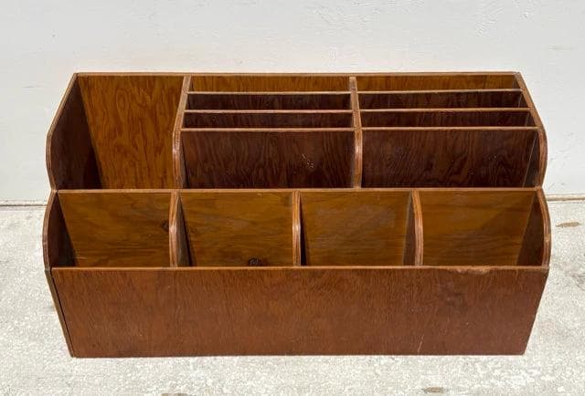 Handmade Wooden Desk Organizer - Thumbnail 2