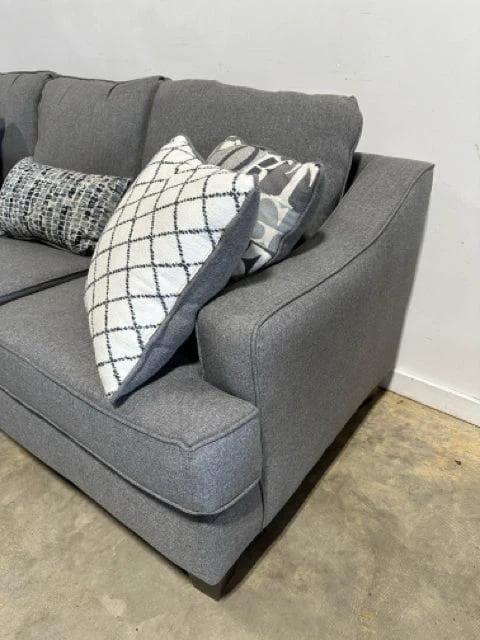 Furniture Of America Gray Canzey Sofa With 5 Pillows - Thumbnail 2