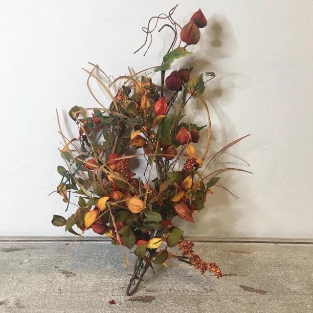 Bundle of Orange, Green and Red Leaves with Berries - Image 1