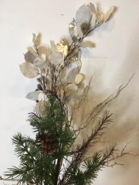 White Branch and Pine Cone Bundle - Image 1