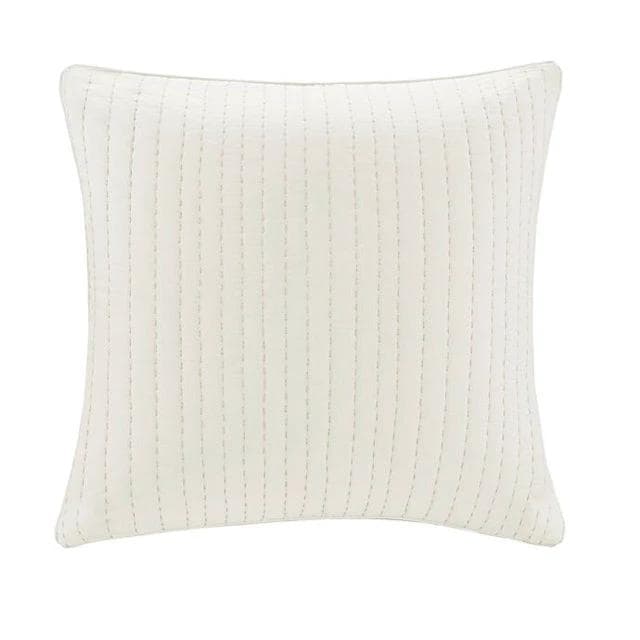 *NEW* White Quilted Euro Sham - Image 1