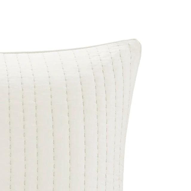 *NEW* White Quilted Euro Sham - Thumbnail 2