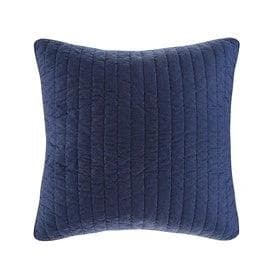 *NEW* Navy Quilted Euro Sham - Image 1