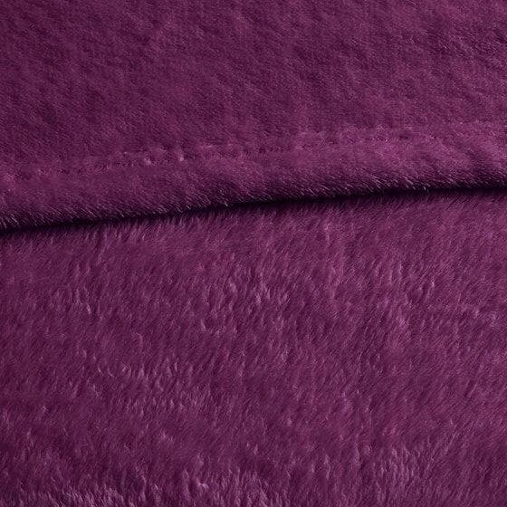 *NEW* Purple Twin/Twin XL Microlight Plush Oversized Blanket - Thumbnail 2