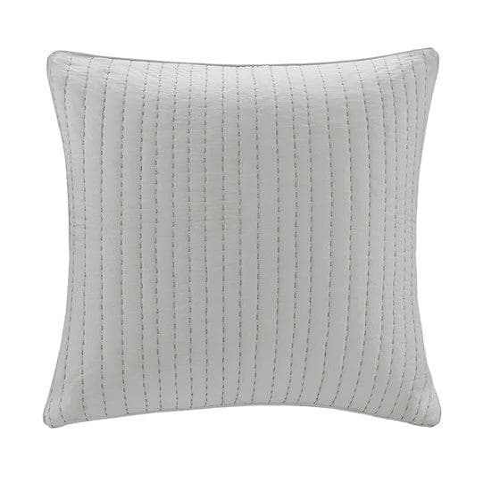 *NEW* Grey Quilted Euro Sham - Image 1