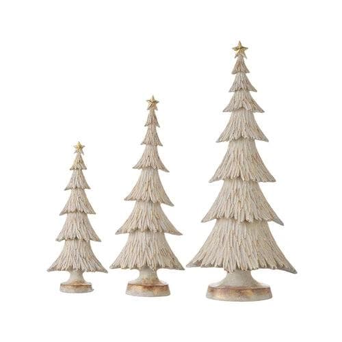 *NEW* 20" White Washed Tree Set of 3 - Image 1