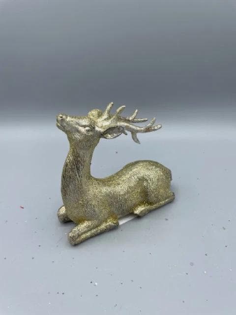 Gold Glitter Deer - Image 1