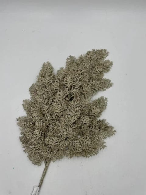 Frosted Silver Evergreen Branches - Image 1