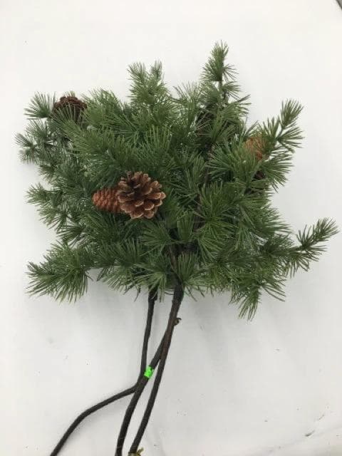 Pine Needles with Pinecones on Stem - Image 1