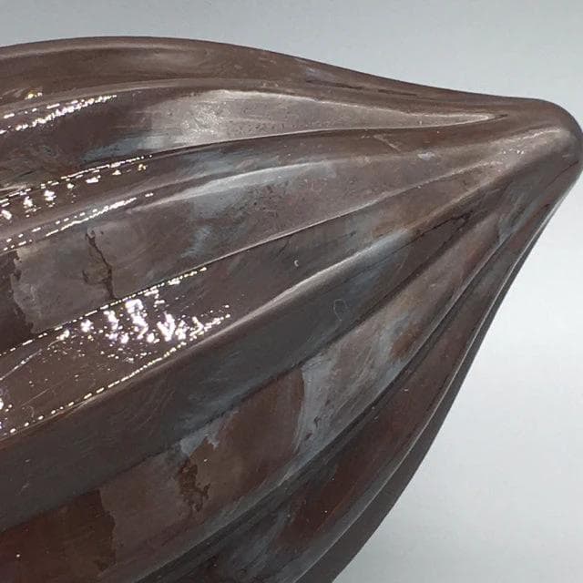 *NEW*Smoke Blue and Brown Glass Ornament - Thumbnail 4