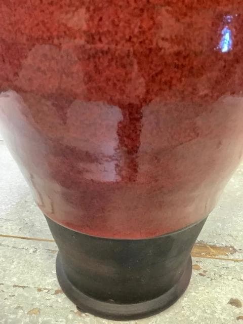 Red Pitcher Vase - Thumbnail 2