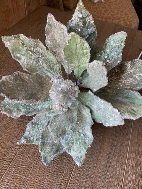 *NEW* Poinsettia Stem 28" - Image 1