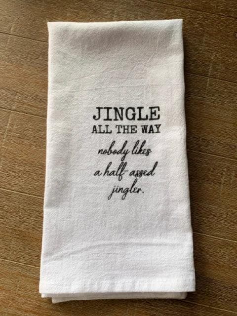 *NEW* Jingle All The Way 16x24 Tea Towel - Image 1