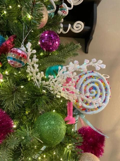 White Glitter Berry Pick - Image 1