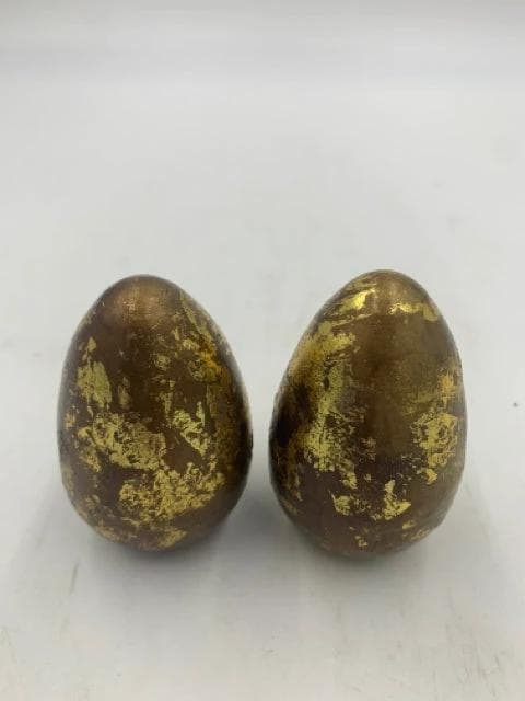 Set of 2 Golden Eggs - Image 1