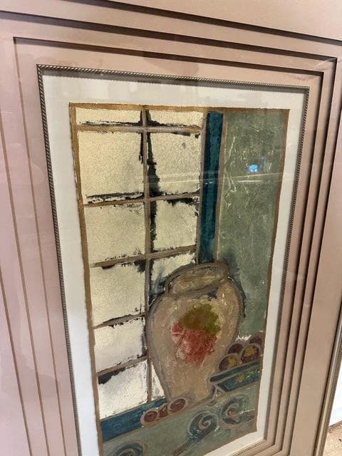 Kinder-Harris "Elegance" Matted And Framed Empty Vase Print - Default Title / 56"L 37"W - Thumbnail 2
