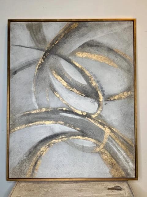 *NEW* Uttermost Headlights Hand Painted Canvas - Thumbnail 2