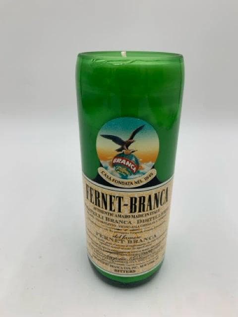 Liquor Bottle Soy Candle -Fernet-Branca - Image 1