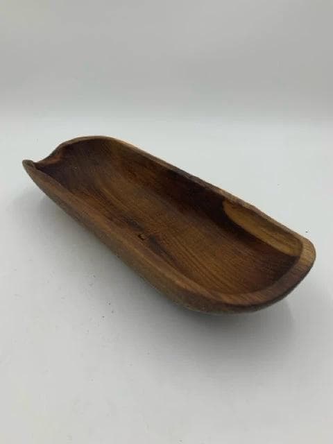*NEW* Salvaged Teak Root Oval Rustic Bowls - Large (Food Safe) - Image 1