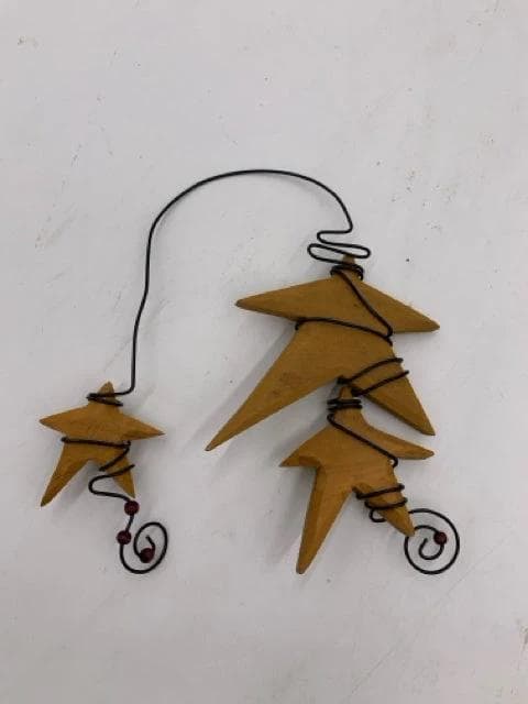 Wooden Star Ornament - Image 1