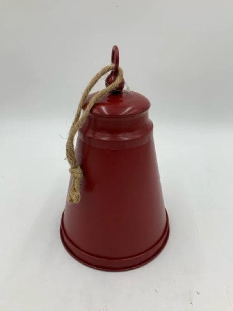 Red Metal Hanging Bell - Image 1