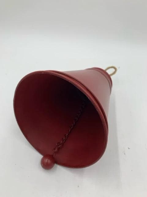 Red Metal Hanging Bell - Thumbnail 2
