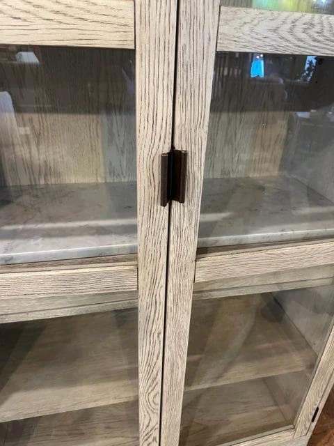 *NEW* Four Hands Viggo Cabinet-Vintage White Oak - Thumbnail 4