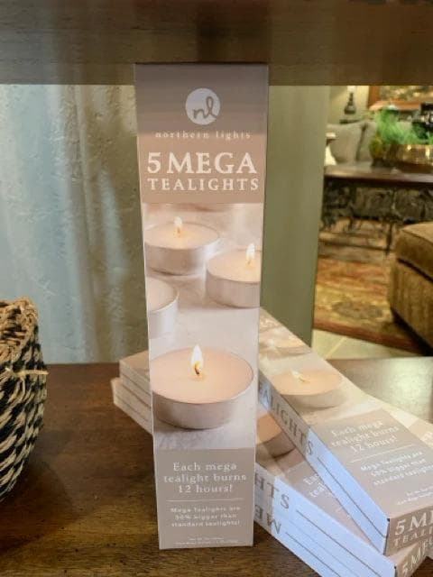 Mega Tea Lights - 5pc - Image 1