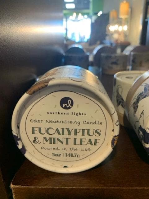 PawsON Pet Odor Neutralizing Candle - Eucalyptus & Mint Leaf - Image 1