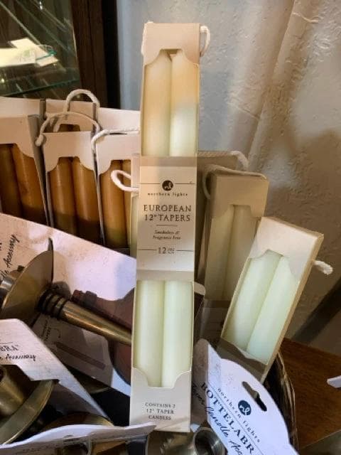 12" Taper - 2pk - Ivory - Image 1